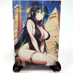 High School DxD Akeno Himejima Sexy Hot Anime Waifu Girl Lewd Goddess Story Card - Image 2