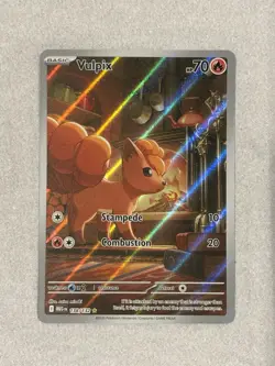 Pokemon TCG Vulpix 138/132 2025 Mega Evolution Illustration Rare Card NM - Image 1