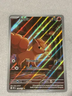Pokemon TCG Vulpix 138/132 2025 Mega Evolution Illustration Rare Card NM - Image 4
