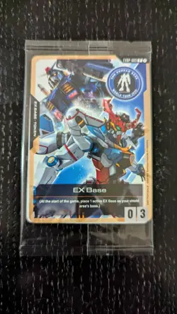 Gundam Card Game Gundam Base World Tour Promo EXBP-003 Sealed - Image 1