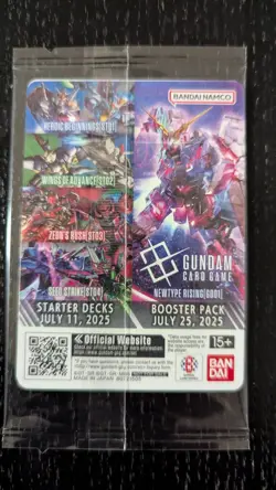 Gundam Card Game Gundam Base World Tour Promo EXBP-003 Sealed - Image 3