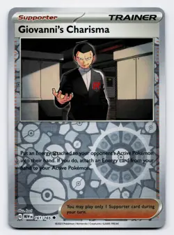 Giovanni's Charisma [161/165] SV: 151 Reverse Holo [Pokemon Card English] - Image 1