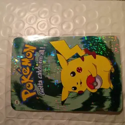 Pikachu #025 - Vintage Vending Machine Prism Sticker 2000 - Pokemon Card - Image 2