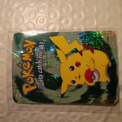 Pikachu #025 - Vintage Vending Machine Prism Sticker 2000 - Pokemon Card - Image 3