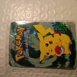 Pikachu #025 - Vintage Vending Machine Prism Sticker 2000 - Pokemon Card - Image 5