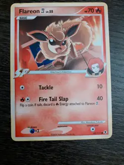 Pokemon TCG Flareon Rising Rivals 60/111 Regular Common Card - Image 1