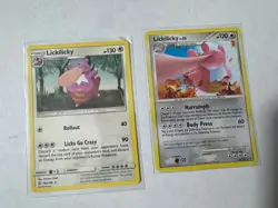 Lickilicky 33/127 Platinum & 162/236 Unified Minds Vintage Pokemon TCG Card Lot - Image 1