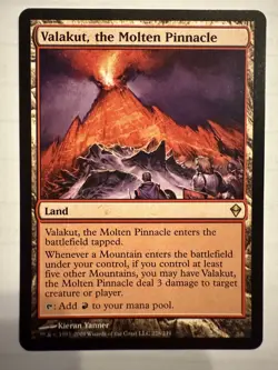 MTG: Valakut, the Molten Pinnacle Card Regular Zendikar 228/249 -NM - Image 1