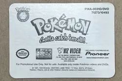 1998 Pokemon Pioneer Viz Video Lenticular Promo Card - Gengar - PIKA-0031D - Image 3