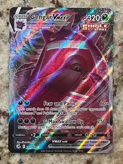 Gengar Vmax 157/264 Full Art Pokemon Card Fusion Strike - Image 1