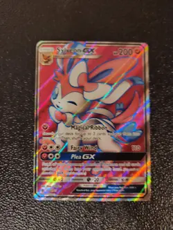 Sylveon GX (Full Art) 140/145 Sm-Guardians Rising Holo Pokemon Card - Image 1