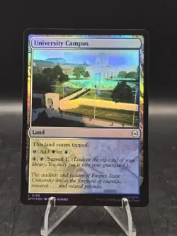 University Campus (Foil) 0186 Marvel's Spider-Man MTG NM - Image 1