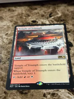 TEMPLE OF TRIUMPH Magic MTG M21 Core Set - Image 1