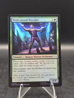 Professional Wrestler #0110 Foil Marvel's Spider-Man MTG NM - Image 1