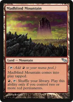 Madblind Mountain - Light Play MTG Shadowmoor - Image 1