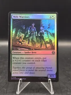 Web-Warriors (Foil) 0159 Marvel's Spider-Man MTG NM - Image 1