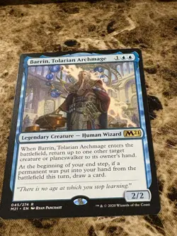 BARRIN, TOLARIAN ARCHMAGE Magic MTG M21 Core Set - Image 1