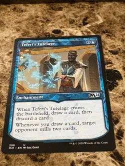 TEFERI'S TUTELAGE Magic MTG M21 Core Set Showcase - Image 1