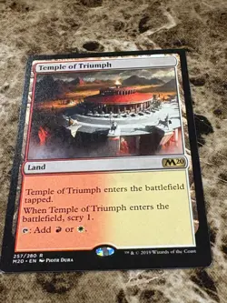 TEMPLE OF TRIUMPH Magic MTG M20 Core Set - Image 1