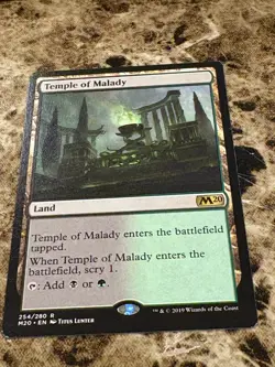 TEMPLE OF MALADY Magic MTG M20 Core Set - Image 1