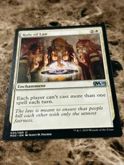 RULE OF LAW Magic MTG M20 Core Set - Image 1