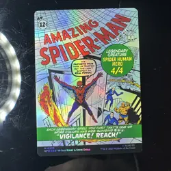 Peter Parker (Borderless) (Foil) 0232 (M) MTG Marvel's Spider-Man (SPM) * - Image 5