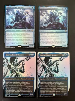 MTG- Unctus, Grand Metatact x4 - All Will Be One - All FOIL - Image 1