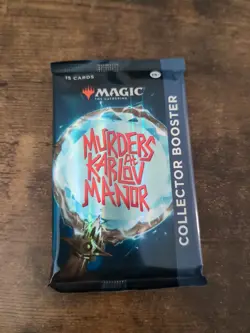 2024 Factory Sealed Magic MTG Murders at Karlov Manor Collector Booster Pack - Image 1