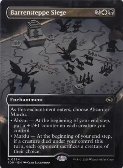 Barrensteppe Siege (Borderless) Tarkir Dragonstorm Regular Rare #384 NM MTG - Image 1