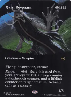 Qarsi Revenant (Borderless) Tarkir Dragonstorm Regular Rare #338 NM MTG - Image 1