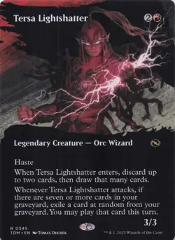Tersa Lightshatter (Borderless) Tarkir Dragonstorm Regular Rare #345 NM MTG - Image 1