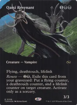 Qarsi Revenant (Borderless) Tarkir Dragonstorm Foil Rare #338 NM MTG - Image 1