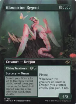 Bloomvine Regent (Borderless) Tarkir Dragonstorm Regular Rare #381 NM MTG - Image 2