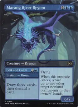 Marang River Regent (Borderless) Tarkir Dragonstorm Foil Rare #378 NM MTG - Image 2