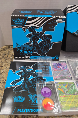 Pokemon Black Bolt Elite Trainer Box (ETB) opened W/Promo and Extras NO Packs - Image 2