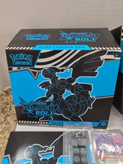 Pokemon Black Bolt Elite Trainer Box (ETB) opened W/Promo and Extras NO Packs - Image 3