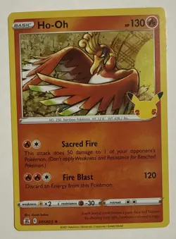 Pokemon - Ho-Oh - Holo - Celebrations 25th - 001/025 Near Mint - Image 1