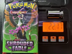 Pokemon Shrouded Fable Booster Pack Sealed 22.77g 3.71mm - Image 1
