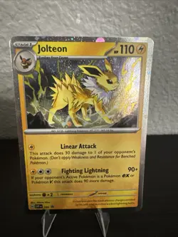 169 SVP Jolteon Holo Scarlett & Violet Promo 2025 Pokemon Prismatic evolution - Image 1