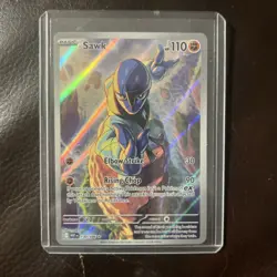 Pokemon TCG - Sawk - 130/086 Illustration Rare - SV: White Flare Near Mint/Mint - Image 4