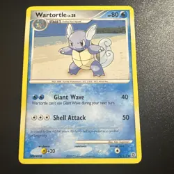 Wartortle 75/132 Pokemon Secret Wonders Non Holo 2007 LP - Image 1