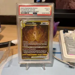 2023 Pokemon Swsh Gg70 Arceus Vstar Secret Rare PSA 9 Mint Rare - Image 1