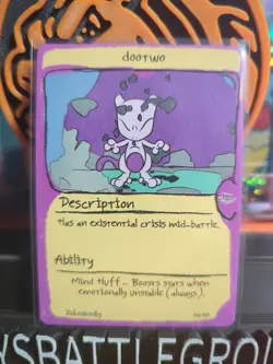 Dootwo (Mewtwo) #150 - First Edition First Print PokeDoodly Fan Art - Pokemon - Image 1
