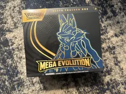 Pokemon TCG Mega Evolution Elite Trainer Box Lucario ETB NEW Factory Sealed - Image 1