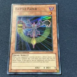 Battle Fader - Super Rare Limited Edition CT07-EN009 - LP - YuGiOh - Image 2