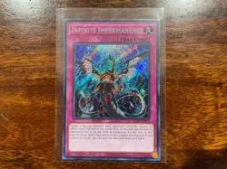 *** INFINITE IMPERMANENCE *** 1ST EDITION SECRET RARE RA01-EN075 YUGIOH - Image 1