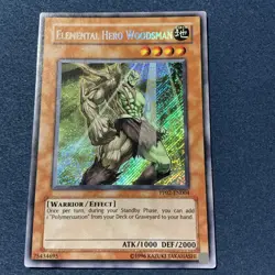 Elemental Hero Woodsman PP02-EN004 Secret Rare Unlimited Edition NM Yugioh - Image 2