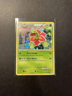 Meganium 26/123 HeartGold & SoulSilver Holo Rare Pokemon TCG Card 2010 - Image 1