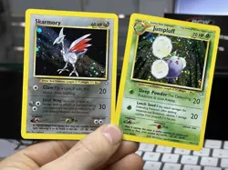 Jumpluff 7/111 Neo Genesis 2000 Skarmory 13/111 Vintage Pokemon Card Lot WOTC - Image 1
