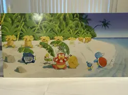 POKEMON JAPANESE SOUTHERN TROPICAL ISLAND BEACH 3 CARD SEALED SET W/POSTCARD NEW - Image 4
